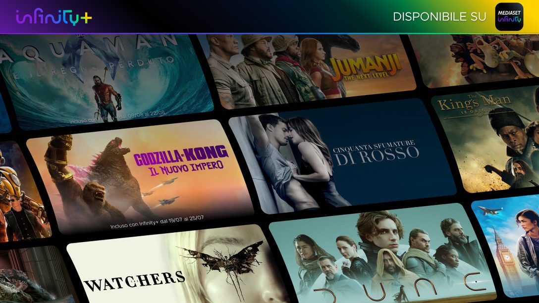 Approfittate di 2 mesi gratuiti di Infinity+. Entrate nell’azione con Godzilla e Kong – Il nuovo impero