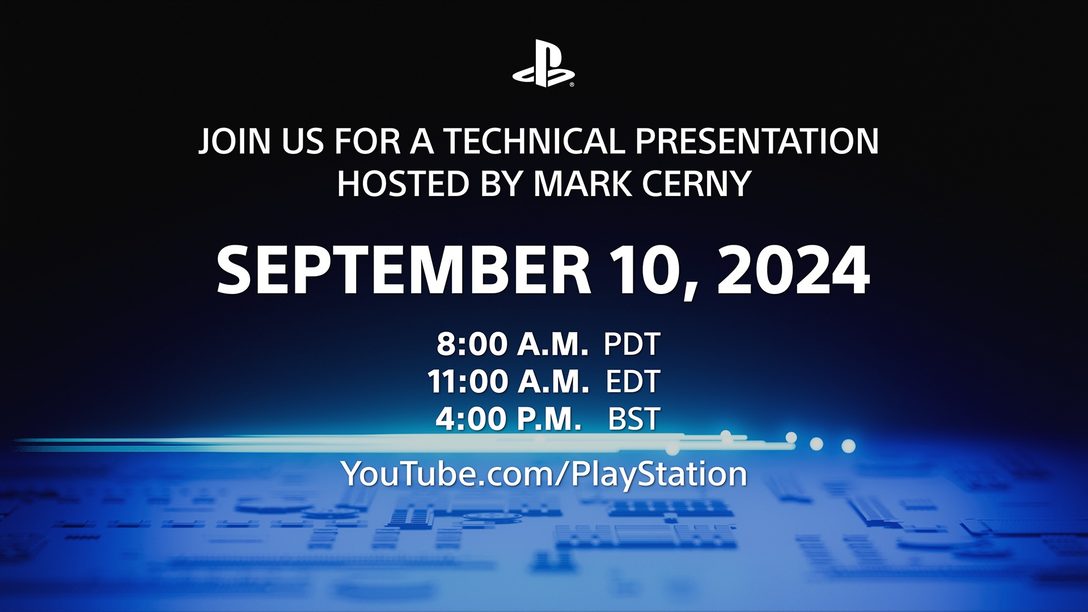 Sintonizzatevi domani per la presentazione tecnica di PlayStation 5 condotta da Mark Cerny.